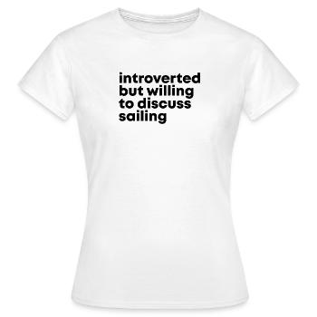 Sailing Sailing Sailing - Women's T-Shirt - white - Front - AI Model Female 172 dark (172cm)