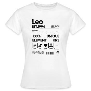 Leo 1994 - Frauen T-Shirt - Weiß - Vorne - AI Model Female 172 dark (172cm)