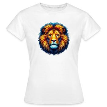 Lion - Women's T-Shirt - white - Front - AI Model Female 172 dark (172cm)