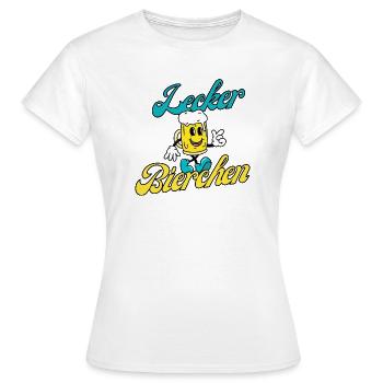 Bière délicieuse - T-shirt Femme - blanc - Devant - AI Model Female 172 dark (172cm)