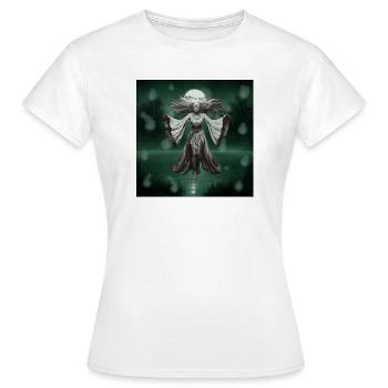 Geisterfrau, seelen, dark fantasy Prints, Banshees - Frauen T-Shirt - Weiß - Vorne - AI Model Female 172 dark (172cm)