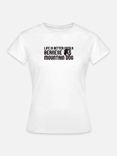 Berner Sennenhund - Frauen T-Shirt - Weiß