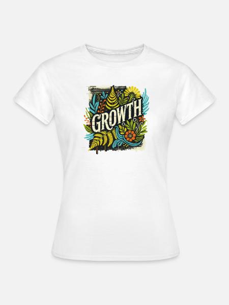 Growth - Frauen T-Shirt - Weiß