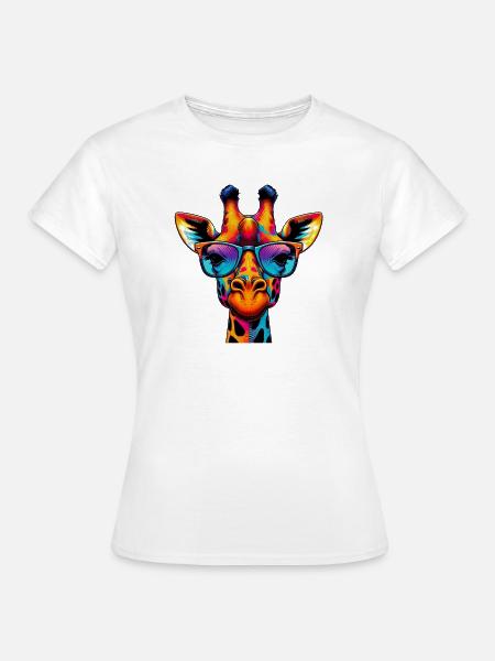 Giraffe - Frauen T-Shirt - Weiß