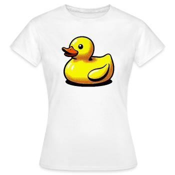 Duckling Duck Duck Duck - Women's T-Shirt - white - Front - AI Model Female 172 dark (172cm)
