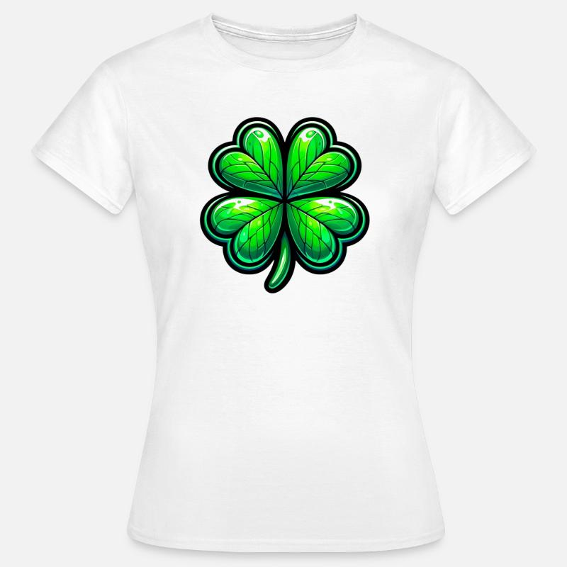 Four-leaf clover - Women's T-Shirt - white