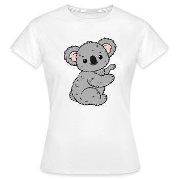 Koala Koala Bear - Women's T-Shirt - white - Front - AI Model Female 172 dark (172cm)