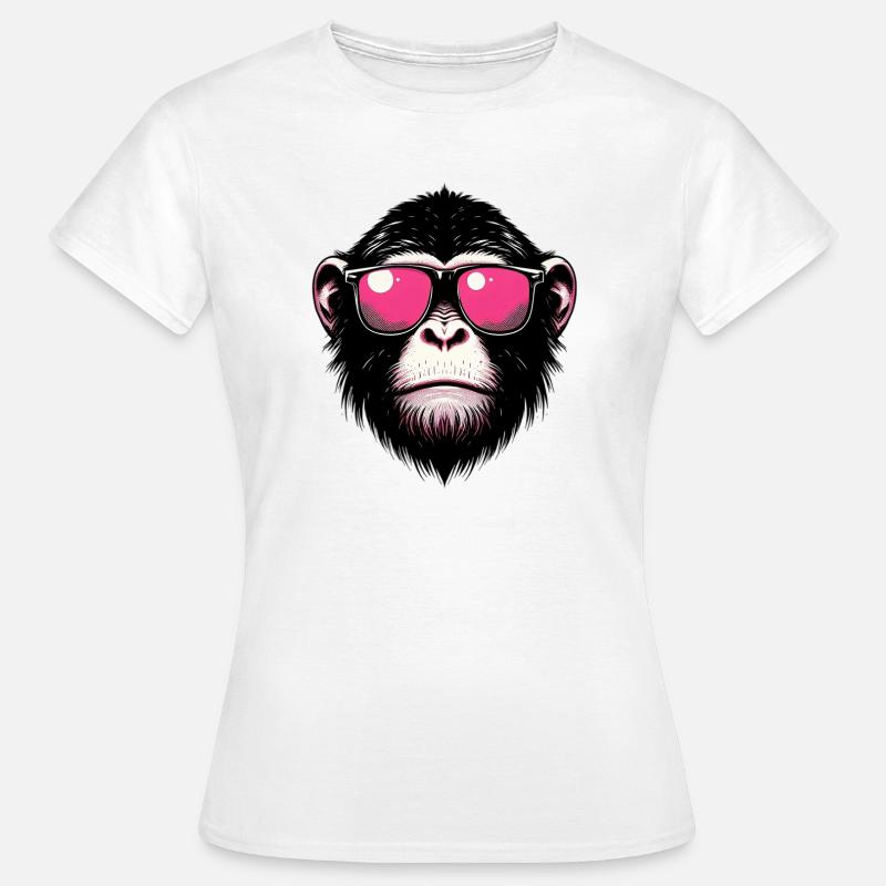 Affe - Frauen T-Shirt - Weiß