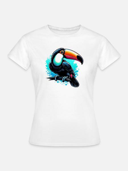 Tukan - Frauen T-Shirt - Weiß