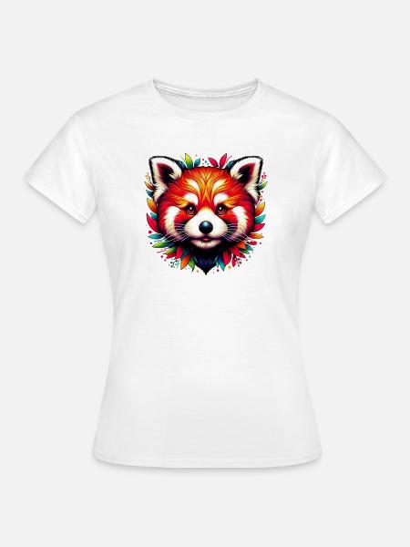 Kleiner Panda - Frauen T-Shirt - Weiß
