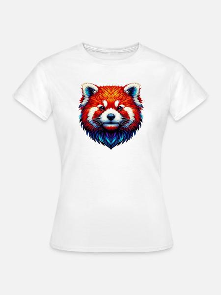 Kleiner Panda - Frauen T-Shirt - Weiß