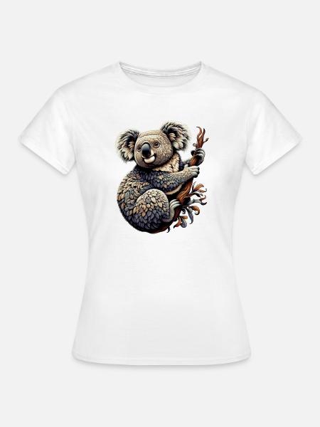 Koala - Frauen T-Shirt - Weiß