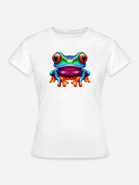 Frosch - Frauen T-Shirt - Weiß