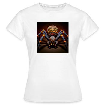 Fangtastisch Halloween Arachnid - Frauen T-Shirt - Weiß - Vorne - AI Model Female 172 dark (172cm)
