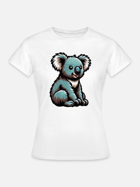 Koala - Frauen T-Shirt - Weiß