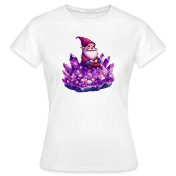 Gnom - Frauen T-Shirt - Weiß - Vorne - AI Model Female 172 dark (172cm)