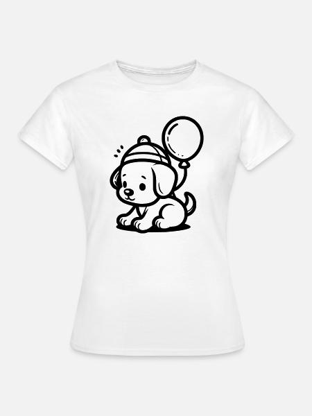 Chiot - T-shirt Femme - blanc