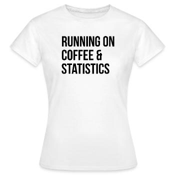 Statistik Statistik Statistik - Frauen T-Shirt - Weiß - Vorne - AI Model Female 172 dark (172cm)