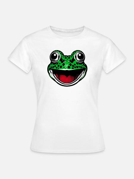 Frosch - Frauen T-Shirt - Weiß