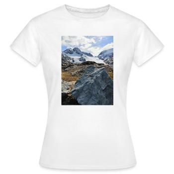 Glacier Saint Solin d'Arves - T-shirt Femme - blanc - Devant - AI Model Female 172 dark (172cm)