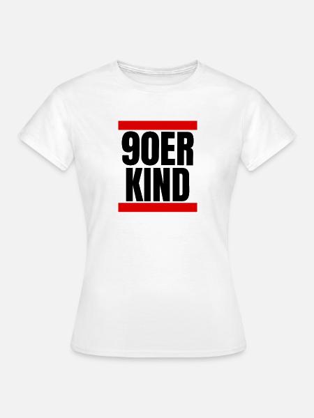 90er Kind - Frauen T-Shirt - Weiß