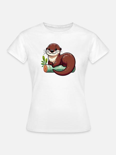 Otter - Frauen T-Shirt - Weiß