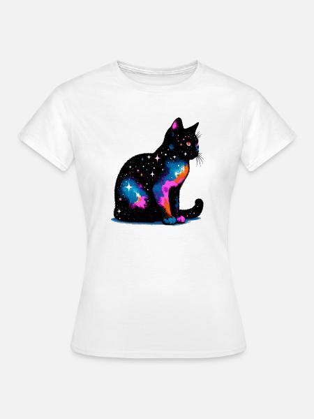 Katze - Frauen T-Shirt - Weiß