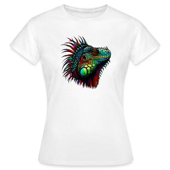 Iguana - Women's T-Shirt - white - Front - AI Model Female 172 dark (172cm)