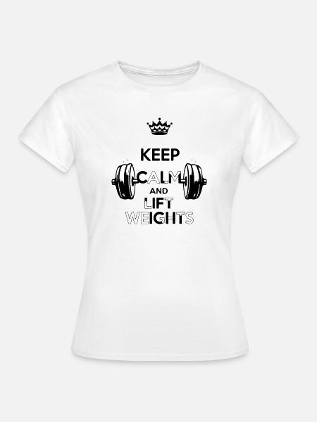 Keep Calm - Frauen T-Shirt - Weiß