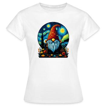 Gnom - Frauen T-Shirt - Weiß - Vorne - AI Model Female 172 dark (172cm)