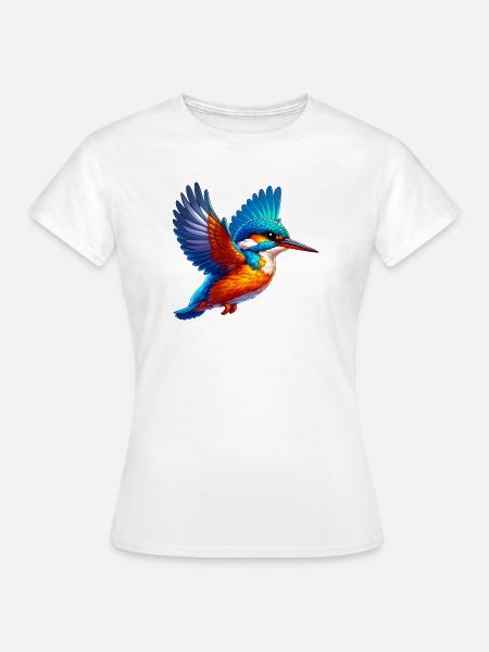 Eisvogel - Frauen T-Shirt - Weiß