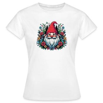 Gnom - Frauen T-Shirt - Weiß - Vorne - AI Model Female 172 dark (172cm)