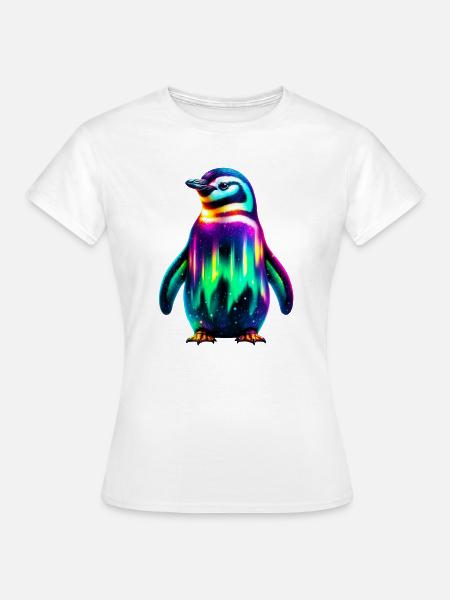 Pinguin - Frauen T-Shirt - Weiß