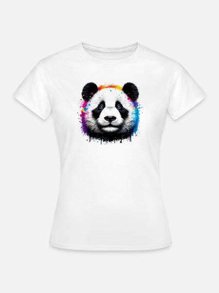 Panda - Frauen T-Shirt - Weiß
