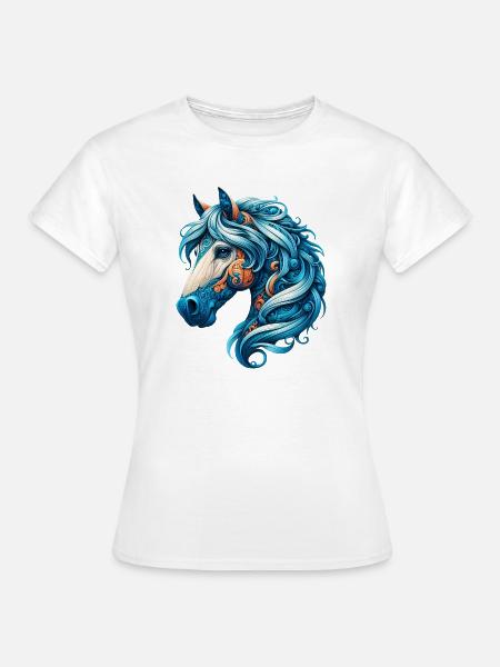 Pferd - Frauen T-Shirt - Weiß