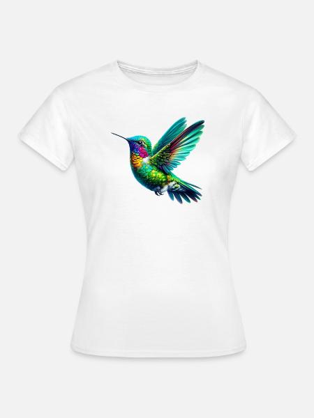 Kolibri - Frauen T-Shirt - Weiß