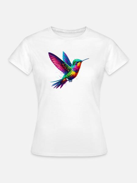 Kolibri - Frauen T-Shirt - Weiß