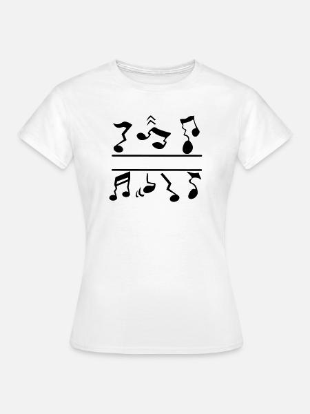 Falsche Noten - Frauen T-Shirt - Weiß