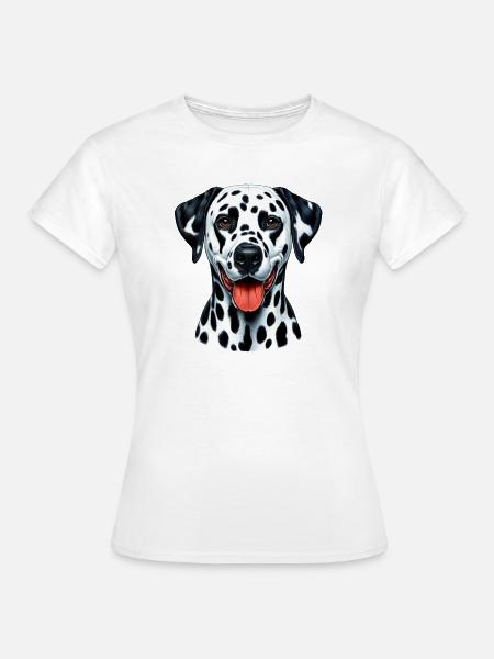 Dalmatiner Hund - Frauen T-Shirt - Weiß