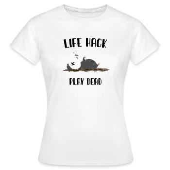 Astuce de la vie - T-shirt Femme - blanc - Devant - AI Model Female 172 dark (172cm)