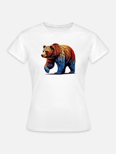 Bär - Frauen T-Shirt - Weiß