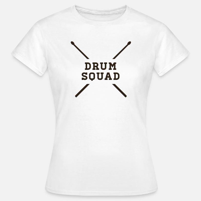 DRUM squad - Women's T-Shirt - white