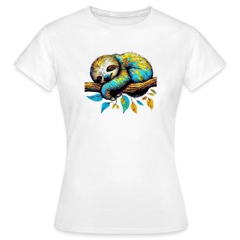 Paresse - T-shirt Femme - blanc - Devant - AI Model Female 172 dark (172cm)