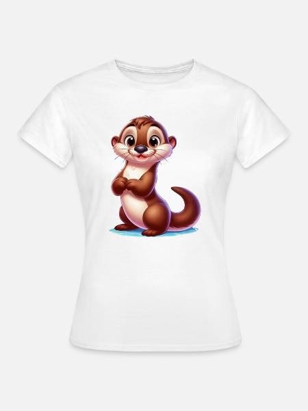 Otter - Frauen T-Shirt - Weiß