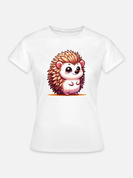 Igel - Frauen T-Shirt - Weiß