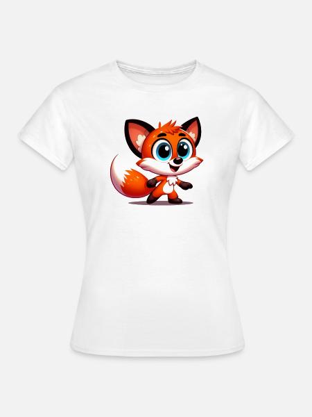 Fuchs - Frauen T-Shirt - Weiß