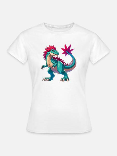 Dinosaurier - Frauen T-Shirt - Weiß