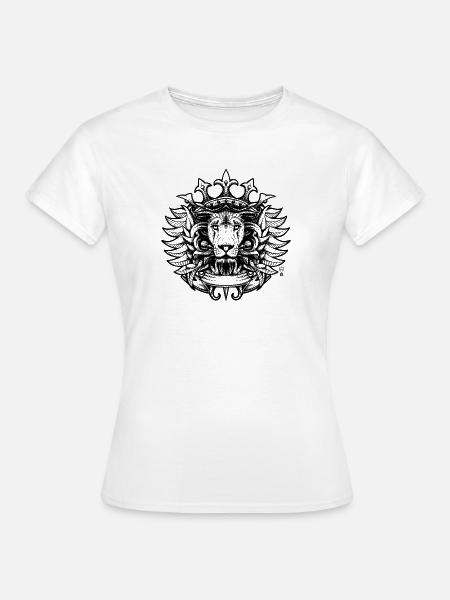 Lion Roi - Frauen T-Shirt - Weiß