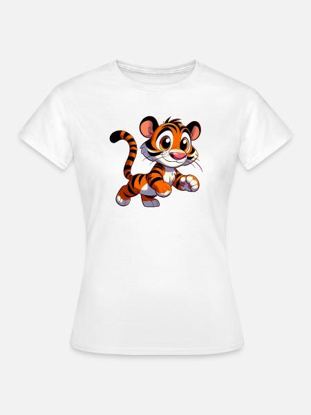 Tiger - Frauen T-Shirt - Weiß