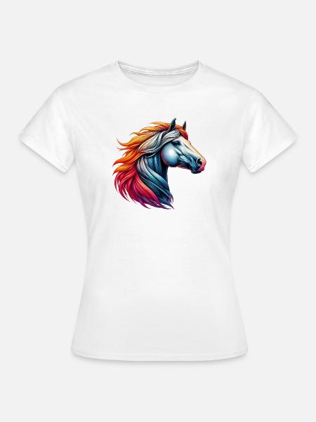 Pferd - Frauen T-Shirt - Weiß